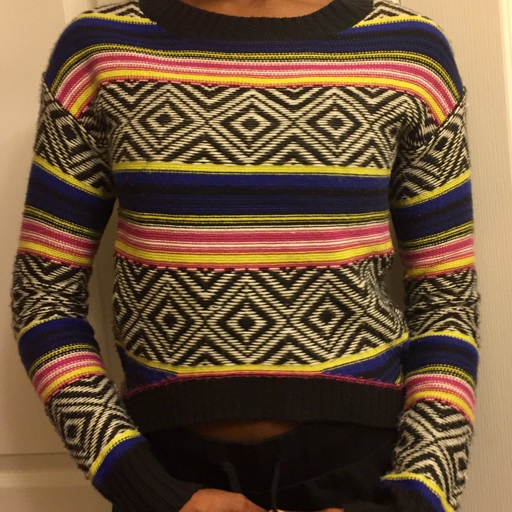 Multicolored Midi Sweater